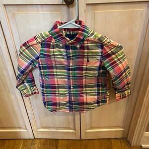 Ralph Lauren Multicolor Plaid Button-Down Shirt